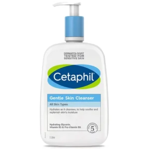Cetaphil Gentle Skin Cleanser Hydrating Face & Body Wash for Sensitive, Dry Skin 1 Liter