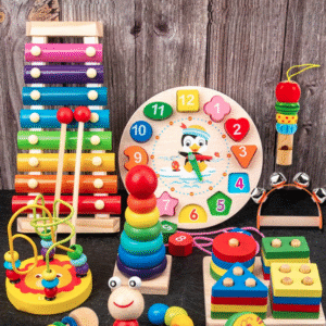 10-in-1 Montessori Wooden Learning & Play Set